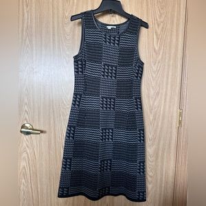 New Halogen Charcoal Gray Plain Merino Wool Blend Sleeveless Dress Women’s XS P